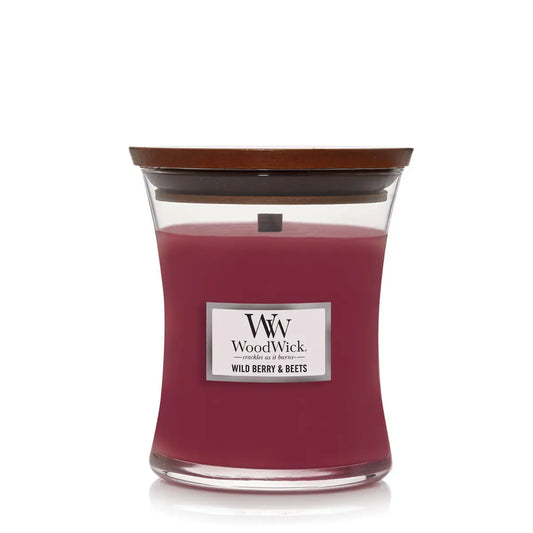 WoodWick Candle Medium Wild Berry & Beets