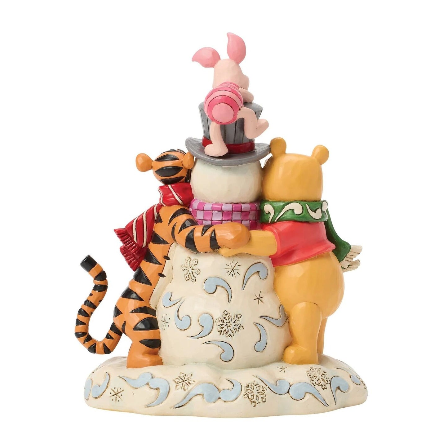 DISNEY TRADITIONS BY JIM SHORE CHRISTMAS POOH & FRIENDS SNOWMAN