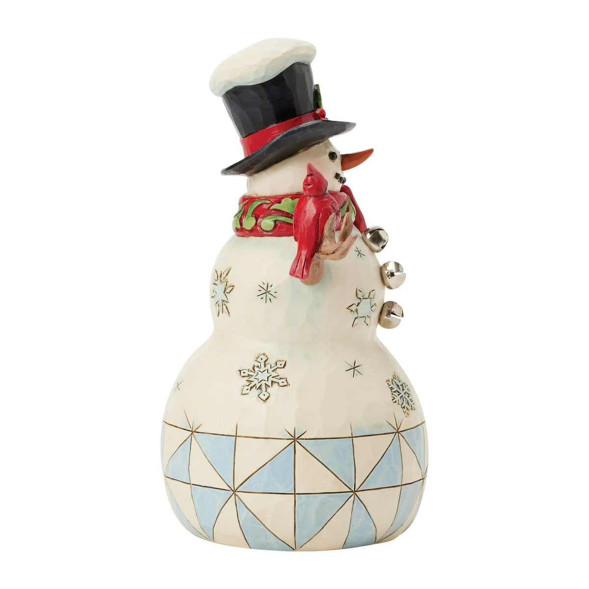 Heartwood Creek By Jim Shore Snowman With Cardinal On Arm Figurine