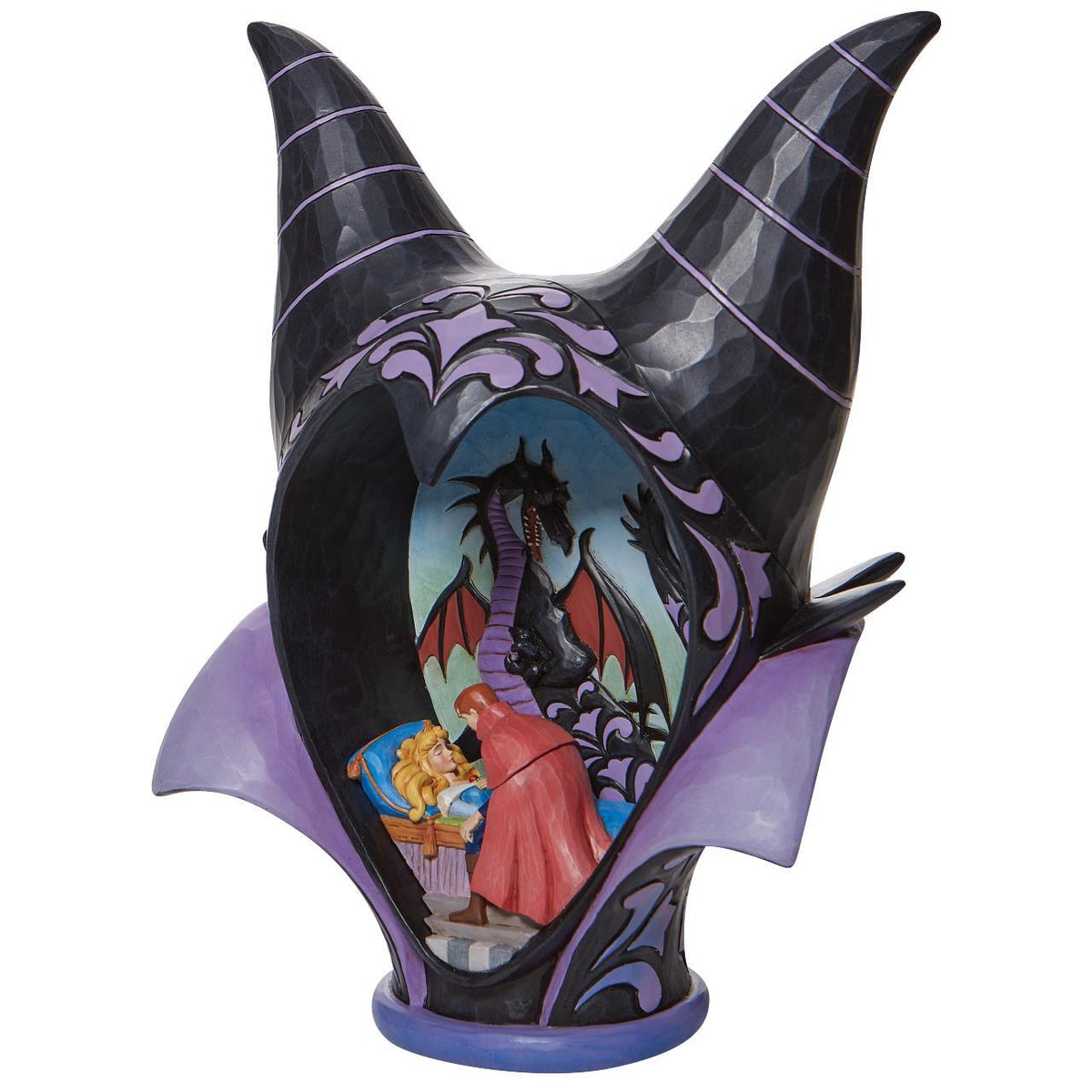 DISNEY TRADITIONS BY JIM SHORE MALEFICENT HEADDRESS SCENE