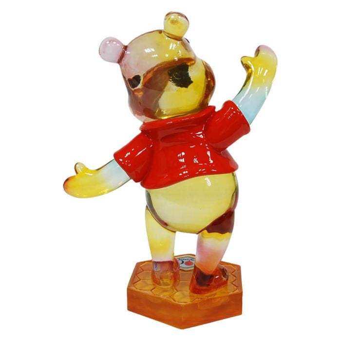 DISNEY GRAND JESTER STUDIOS WINNIE THE POOH 100TH ANNIVERSARY RAINBOW FIGURE LIMITED EDITION