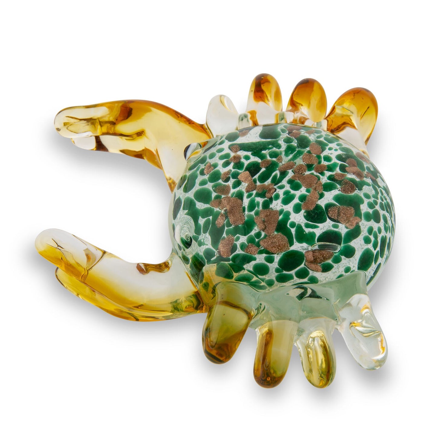 ZIBO ART GLASS MINI CRAB TAMATOA