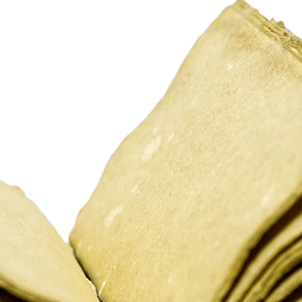 Leather Journal Parchment Style Paper Red Chakra