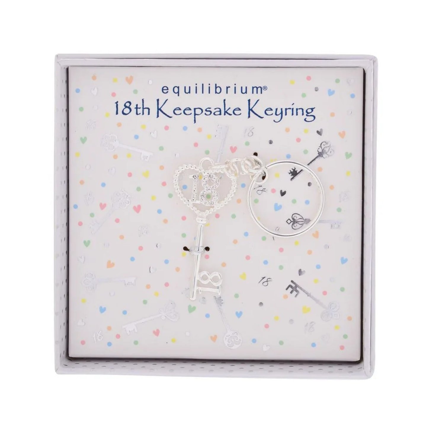 Equilibrium Birthday Keyring 18th