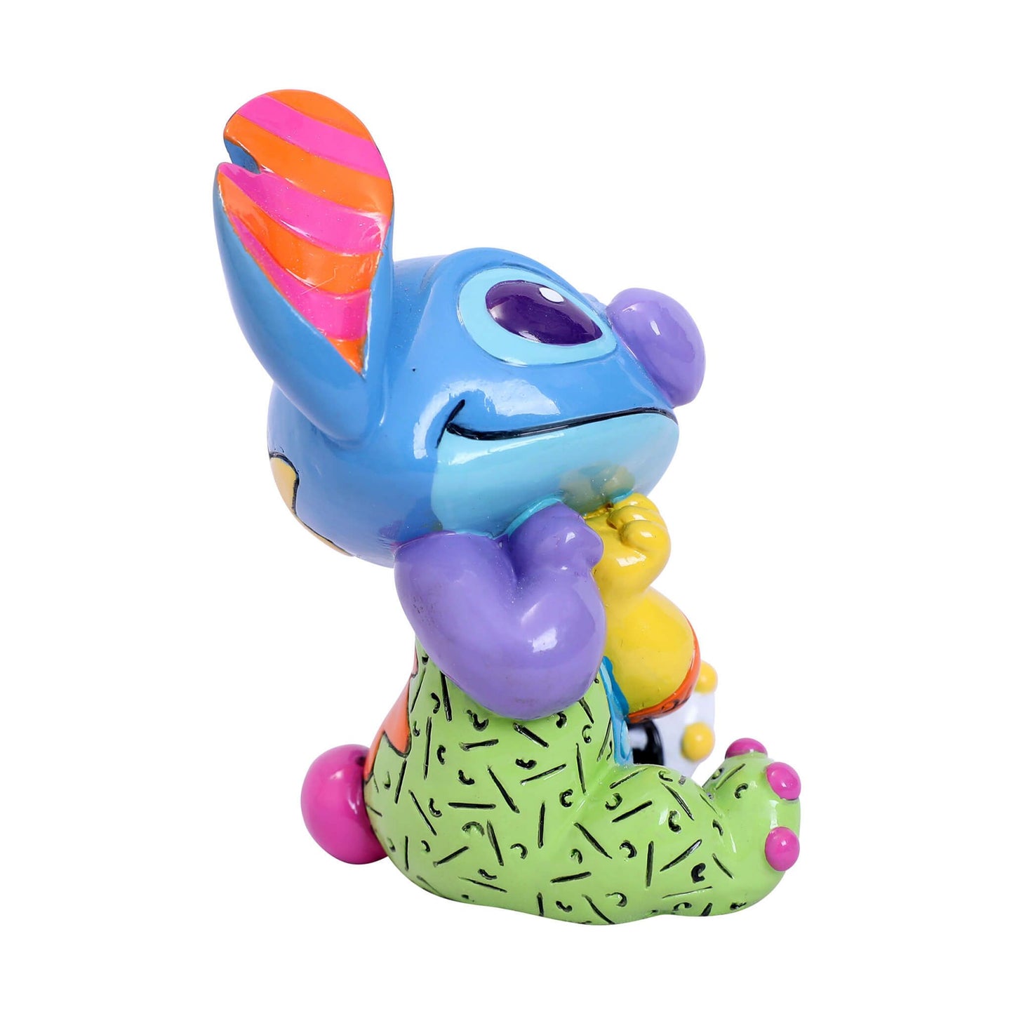 DISNEY BRITTO STITCH SITTING MINI FIGURINE