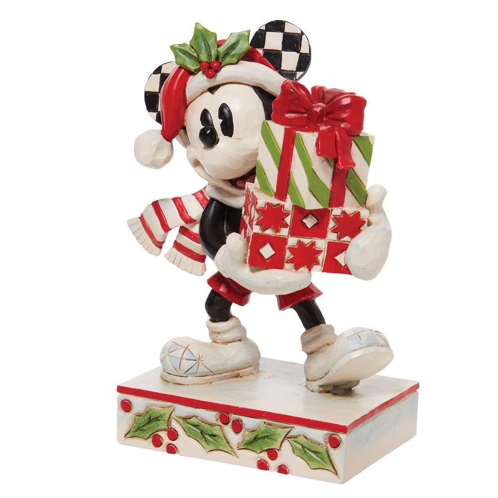 DISNEY TRADITIONS BY JIM SHORE MICKEY STACKED PRESENTS 11CM