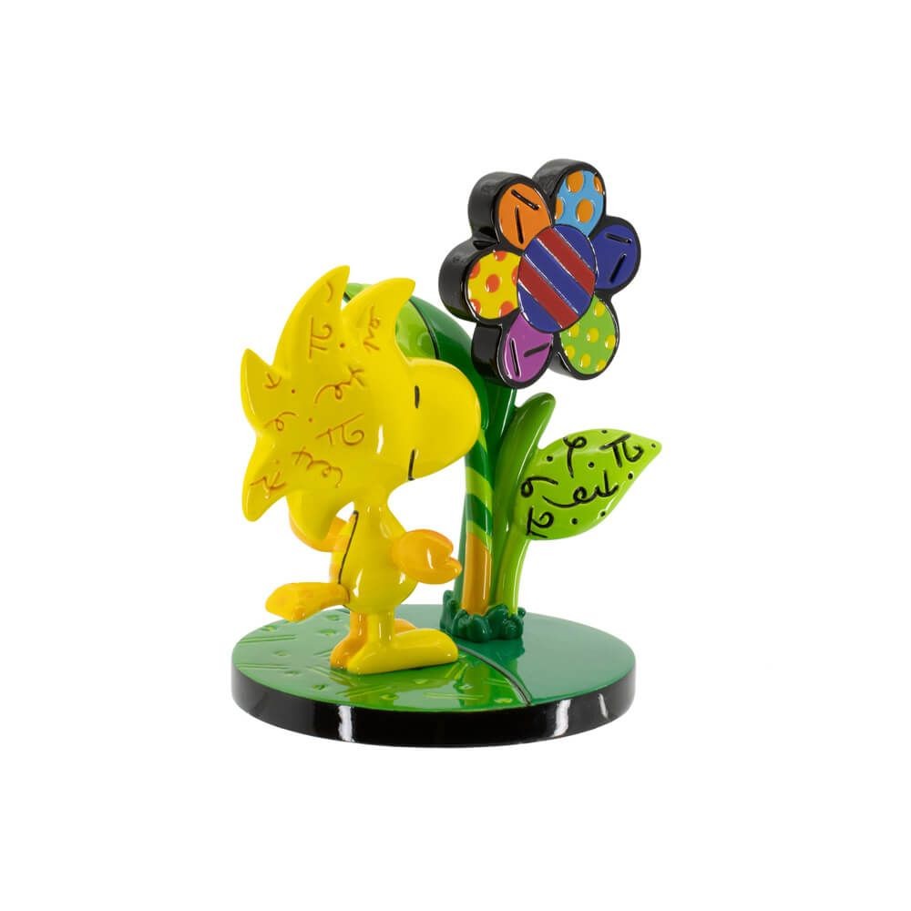 Peanuts By Britto Woodstock Flower Mini Figurine