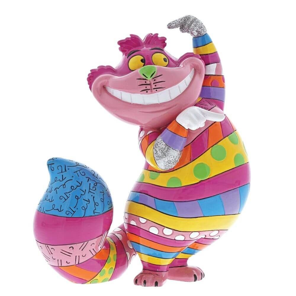 DISNEY BRITTO CHESHIRE CAT STANDING MEDIUM FIGURINE