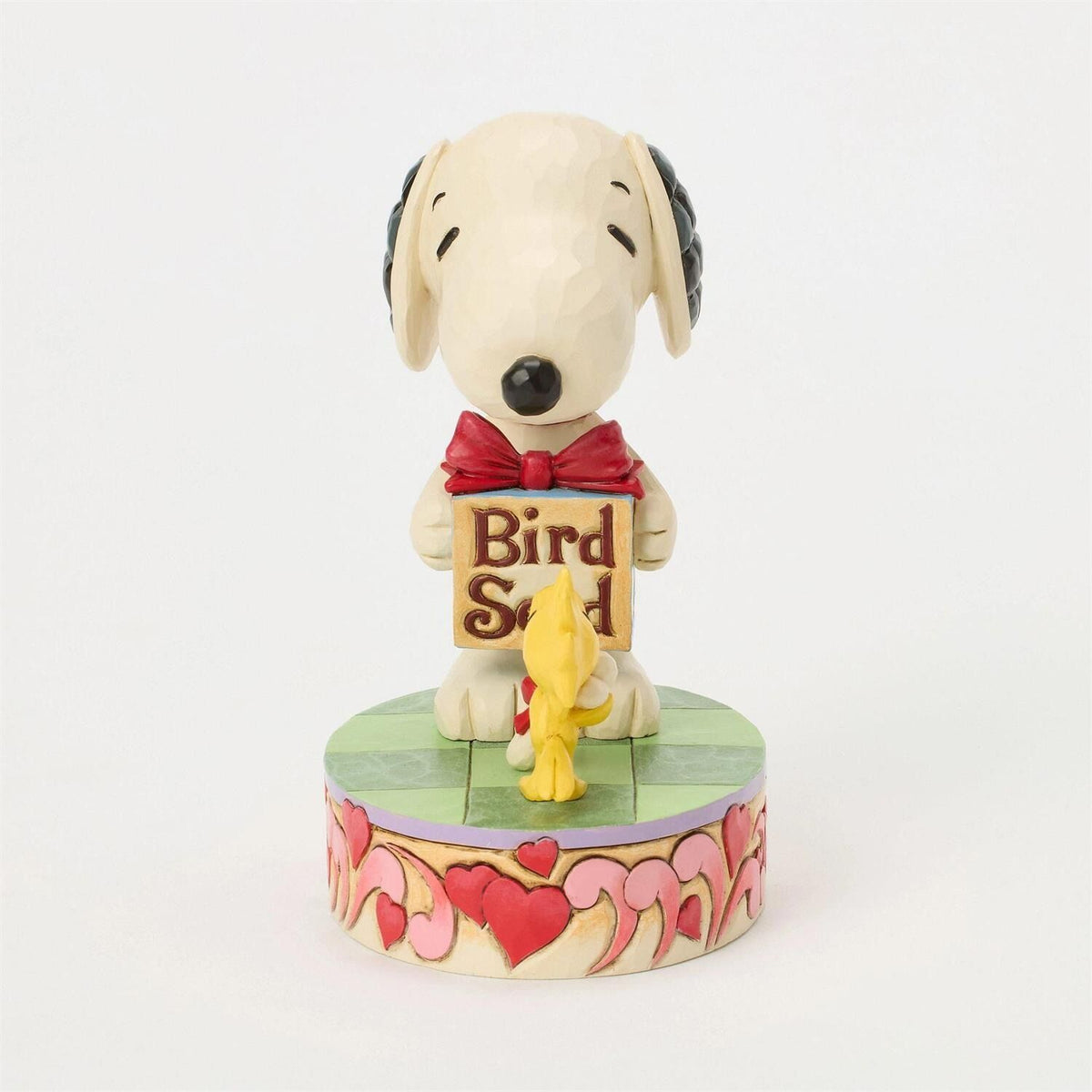 PEANUTS BY JIM SHORE SNOOPY AND WOODSTOCK WITH GIFTS