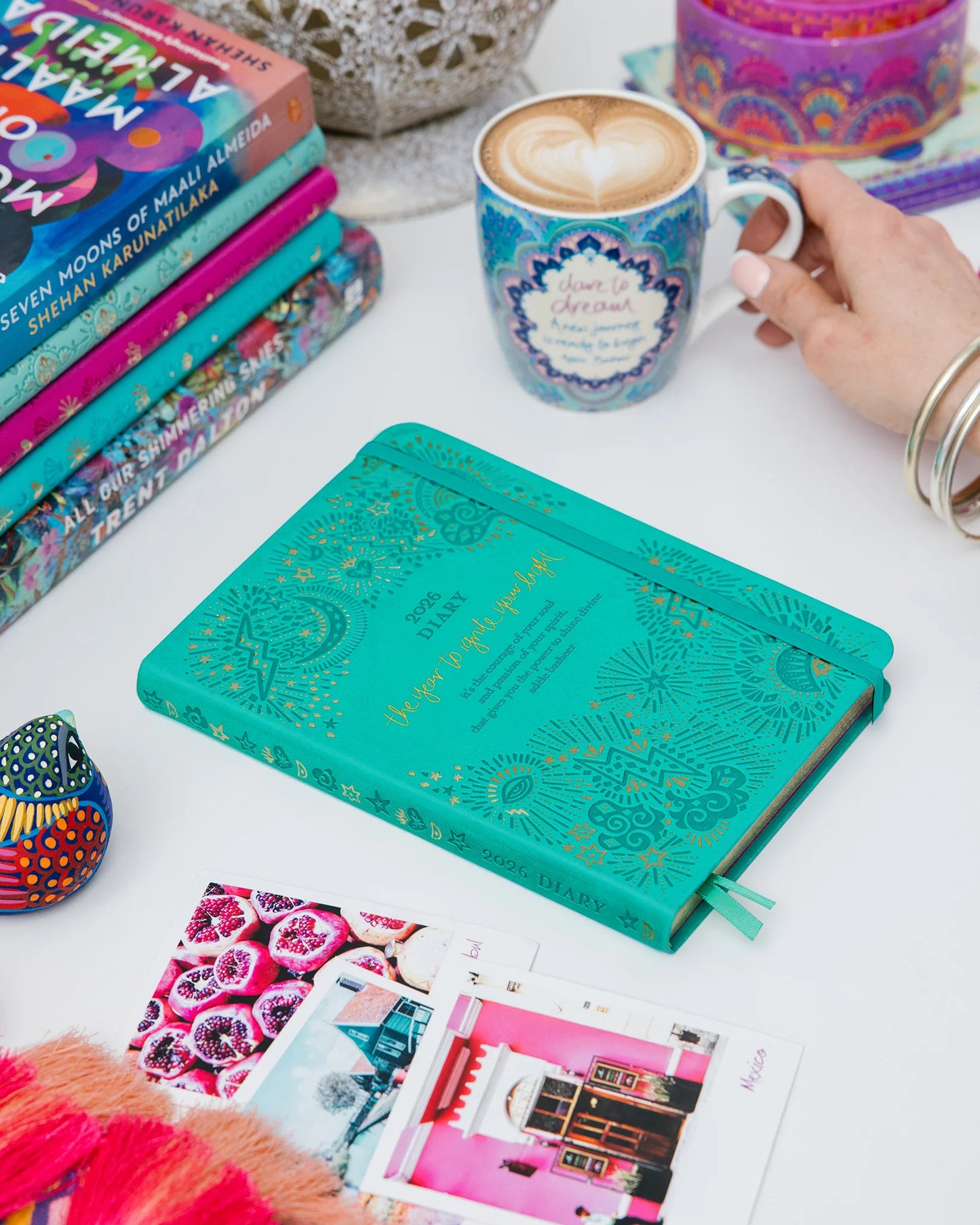 Intrinsic 2026 Diary The year to ignite your light - Turquoise Twist