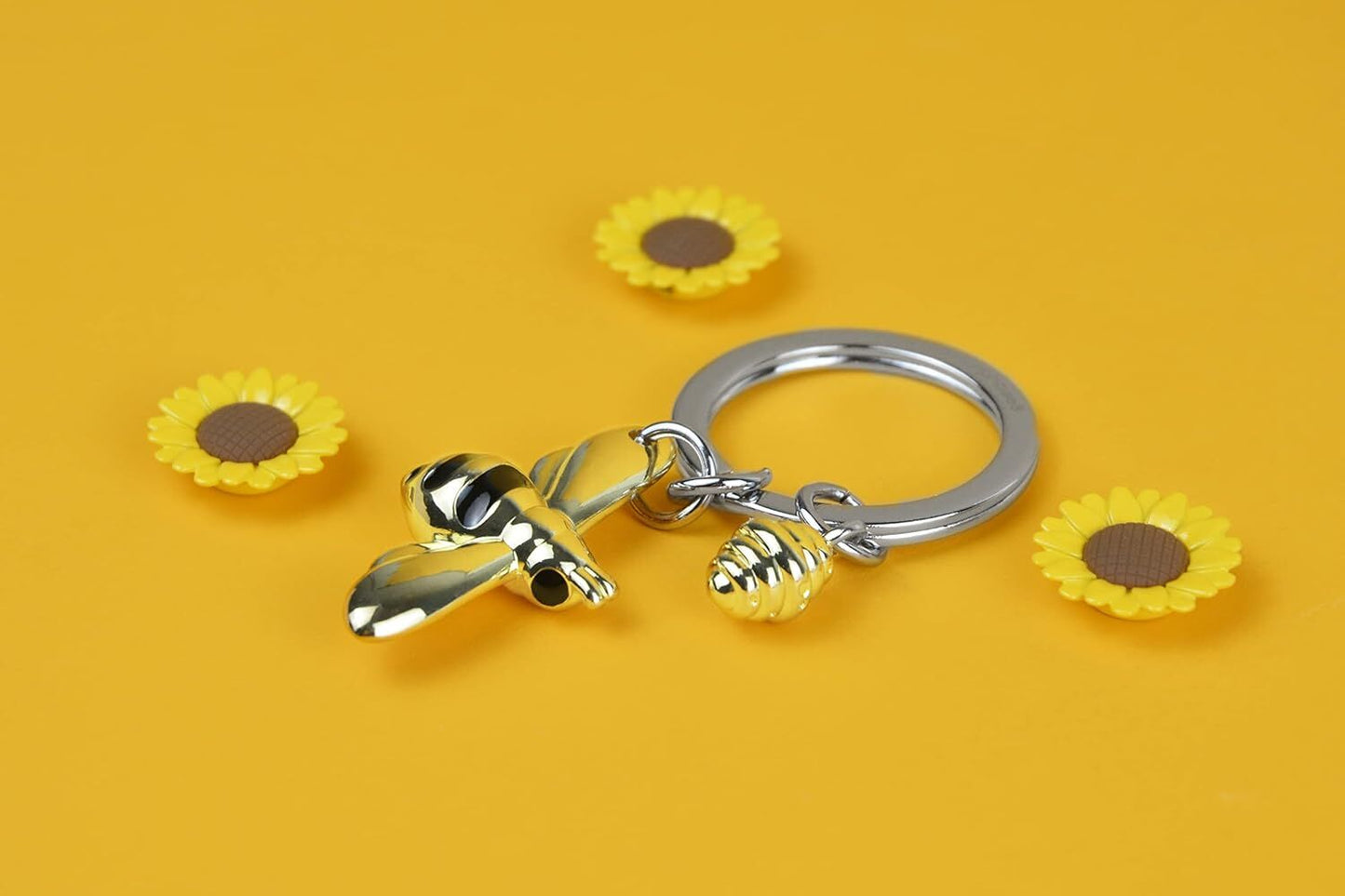 METALMORPHOSE KEYCHAIN BEE & HONEY
