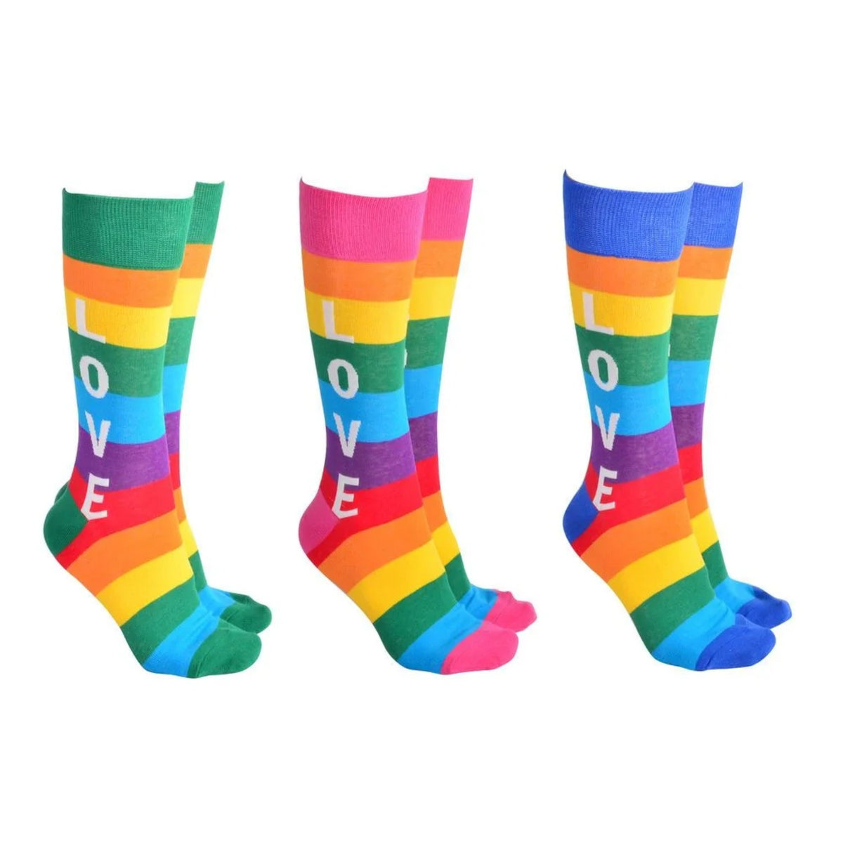 Sock Society Rainbow Love