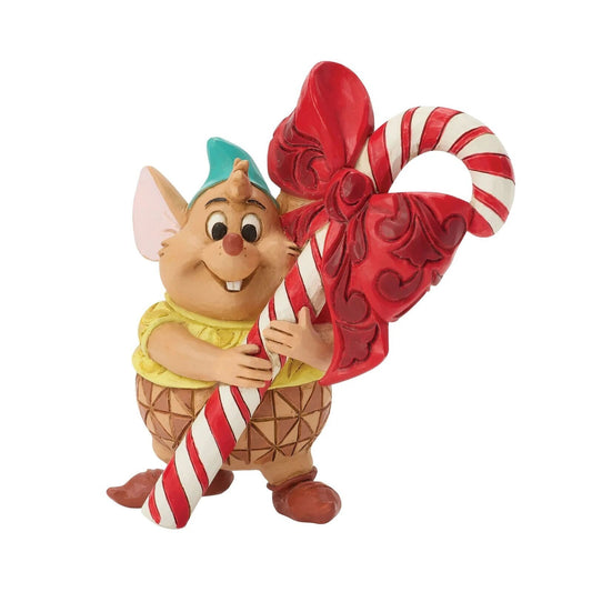 DISNEY TRADITIONS BY JIM SHORE CHRISTMAS GUS WITH CANDY CANE