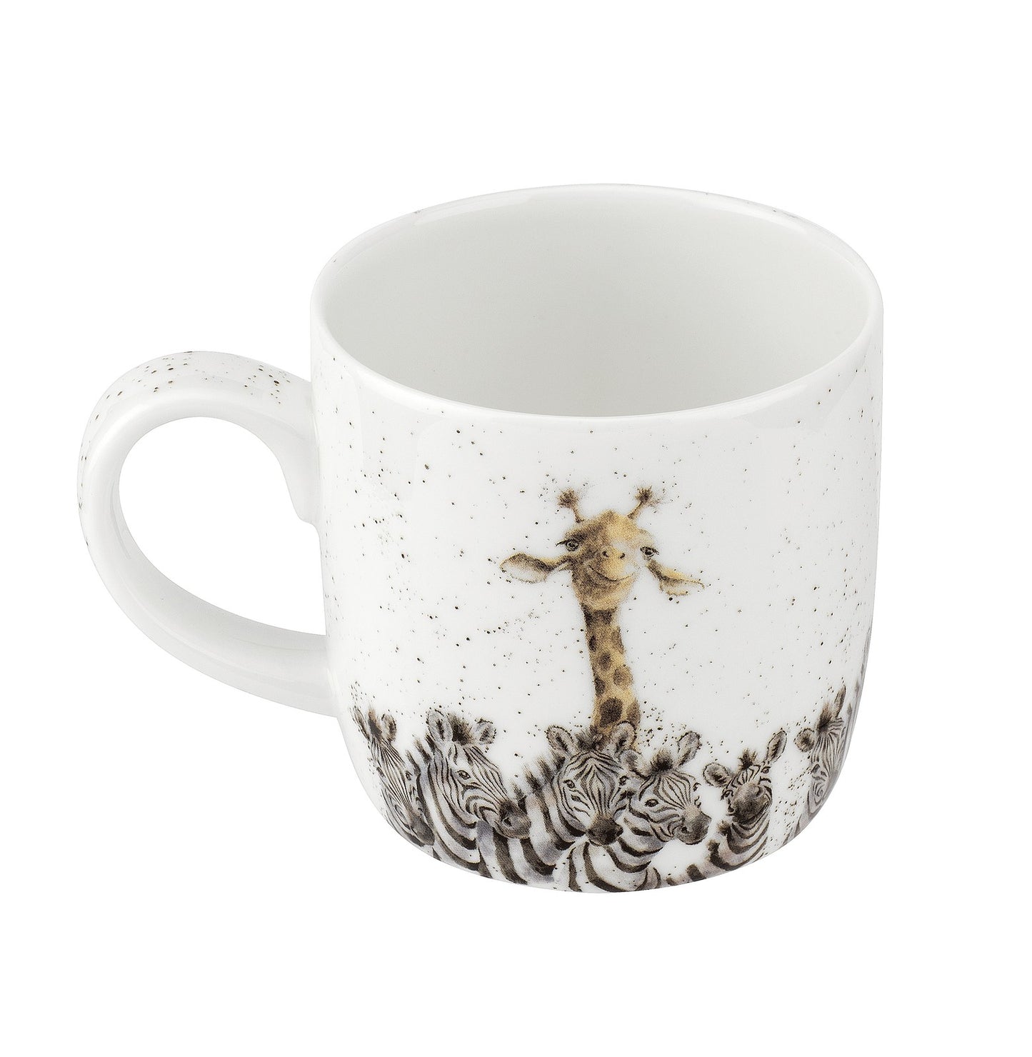 ROYAL WORCESTER WRENDALE MUG ZEBRA & GIRAFFE