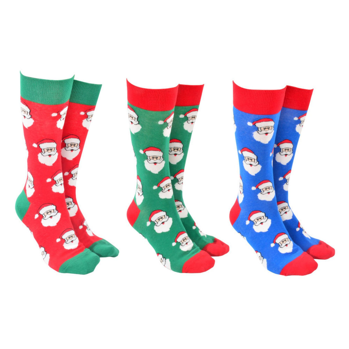Sock Society Christmas Happy Santa