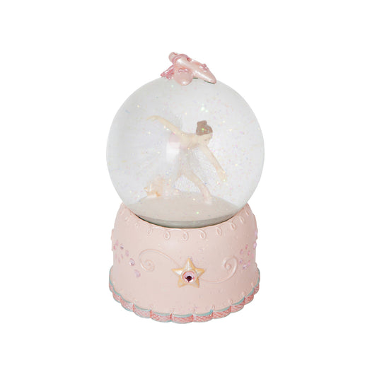 Snow Globe Musical With Ballerina Swan Lake