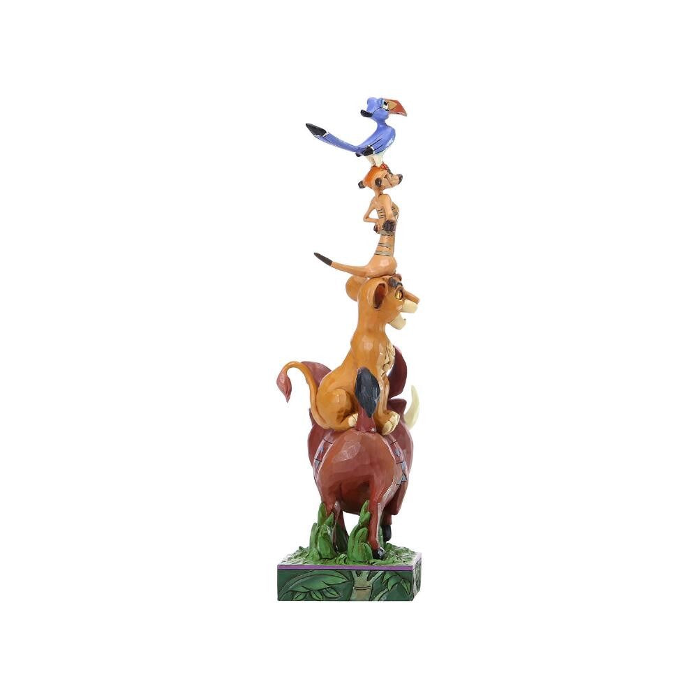 DISNEY TRADITIONS BY JIM SHORE BALANCE OF NATURE LION KING SIMBA PUMBAA TIMON ZAZU STACKING