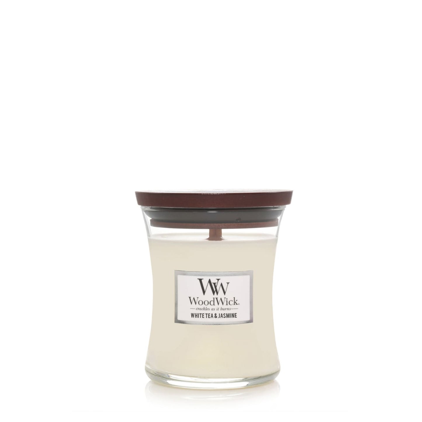 WoodWick Candle White Tea & Jasmine Mini