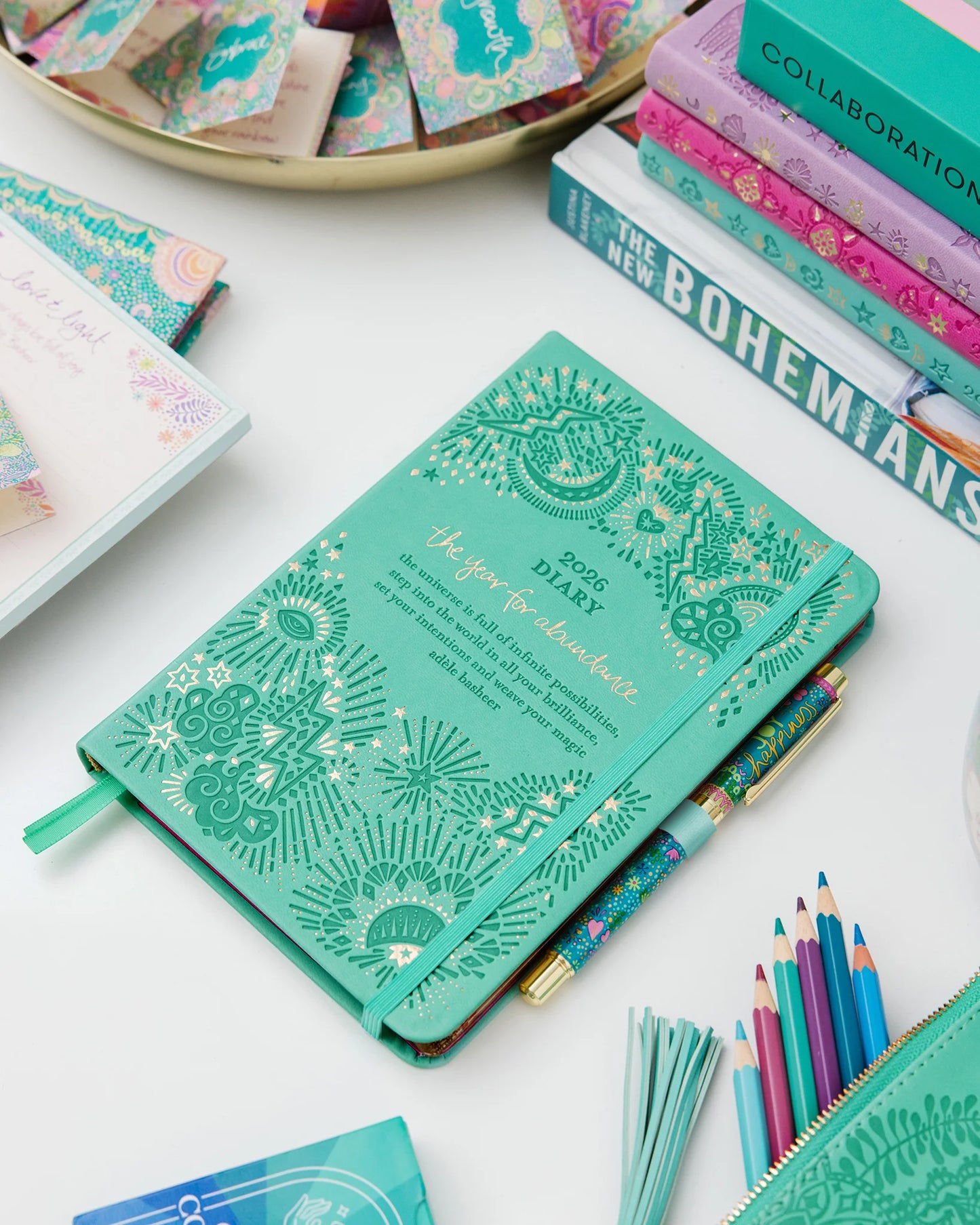 Intrinsic 2026 Diary The year for abundance - Tahitian Turquoise