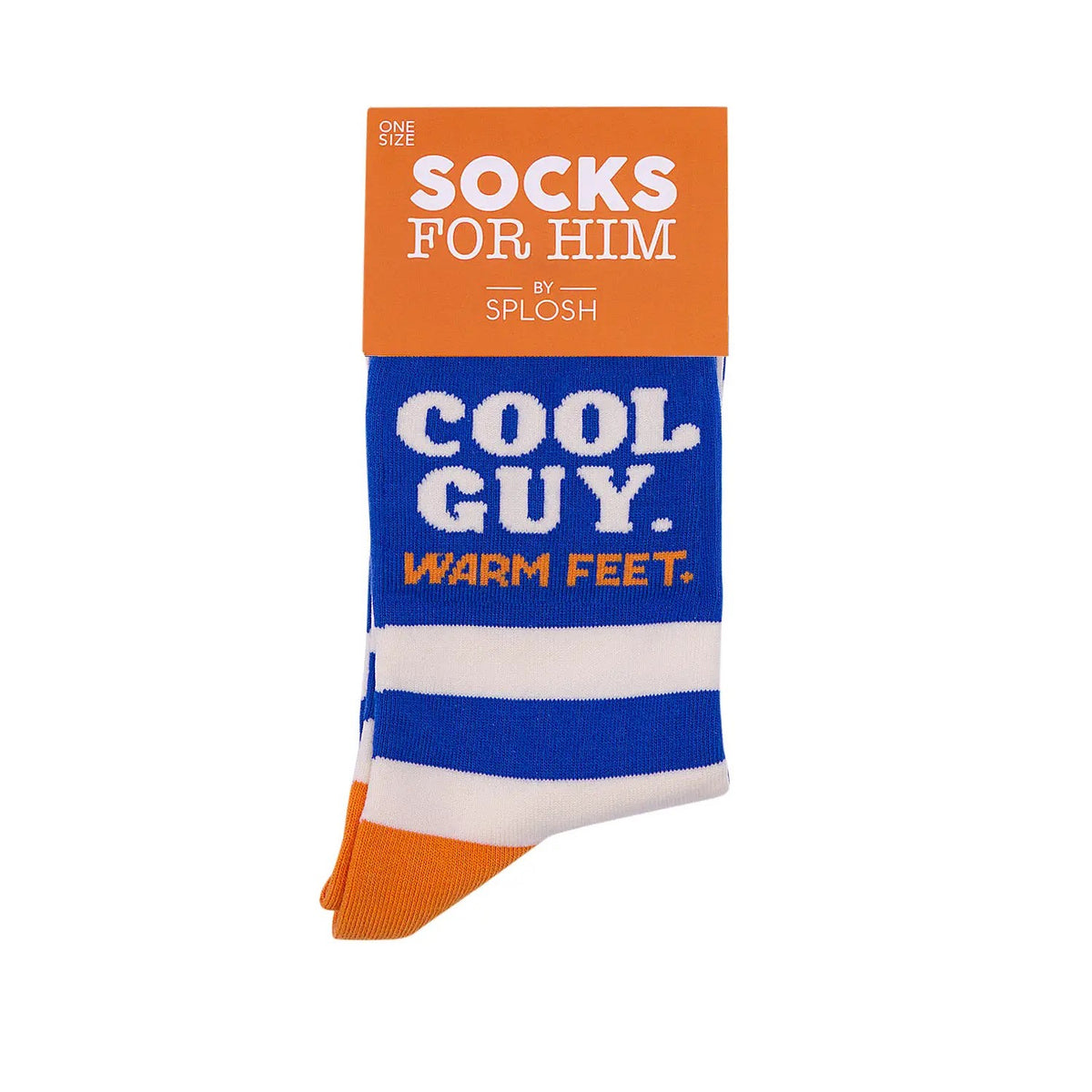 Socks With Sayings "Cool Guy, Warm Feet"