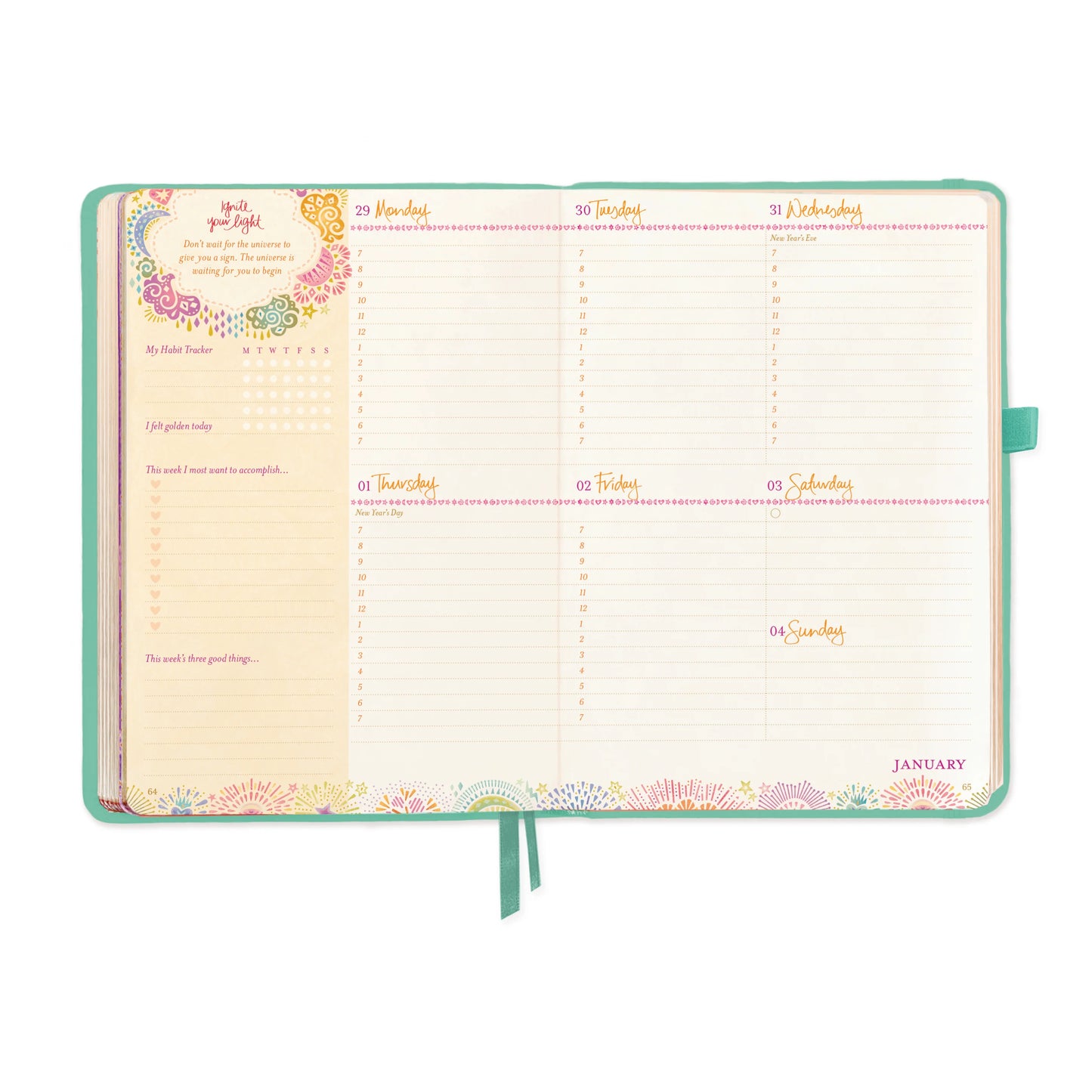 Intrinsic 2026 Diary The year for abundance - Tahitian Turquoise