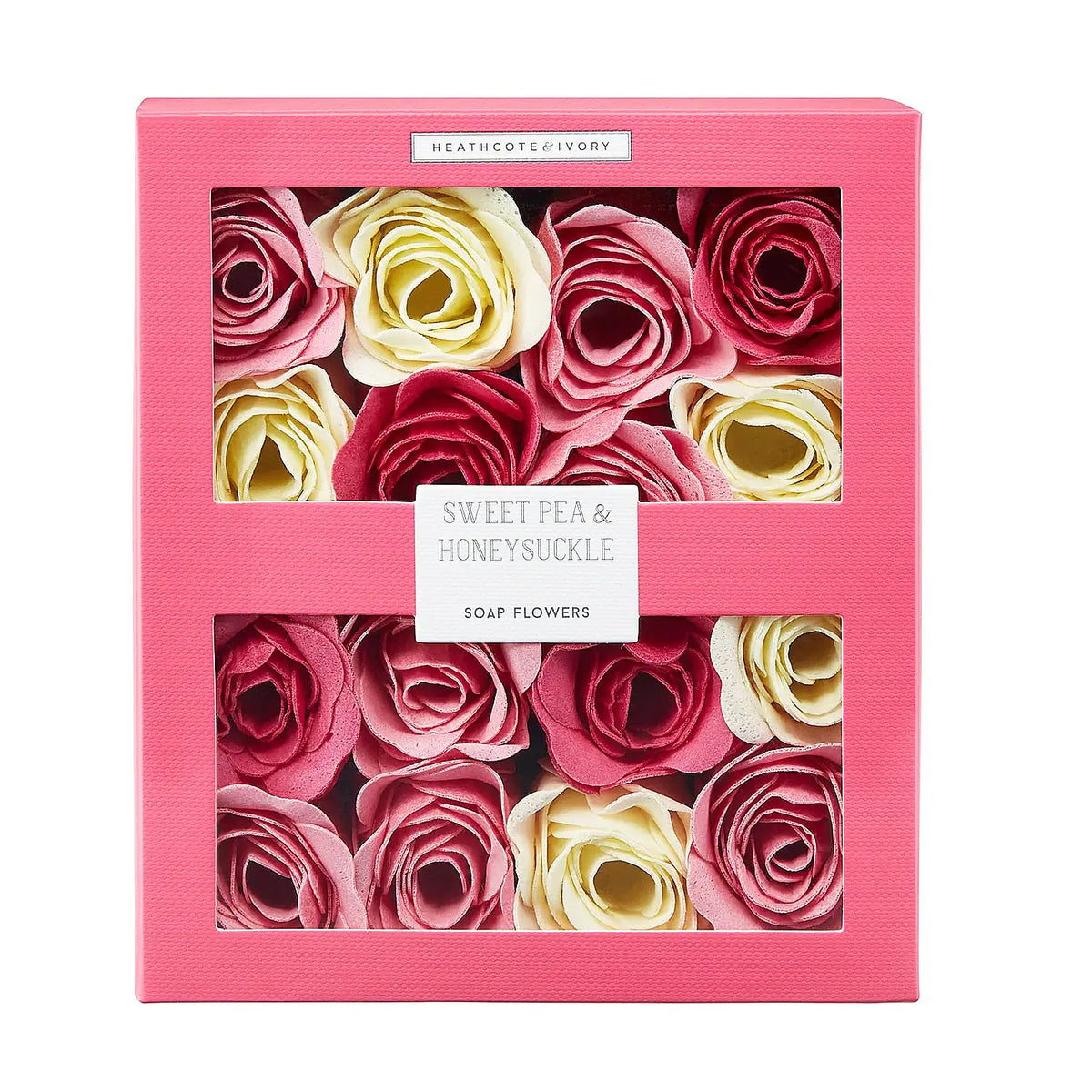 Heathcote & Ivory Sweet Pea & Honeysuckle Soap Flowers