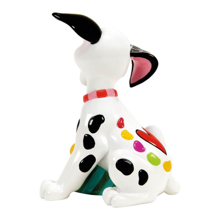 DISNEY BRITTO LUCKY WITH DOG BOWL MINI FIGURINE