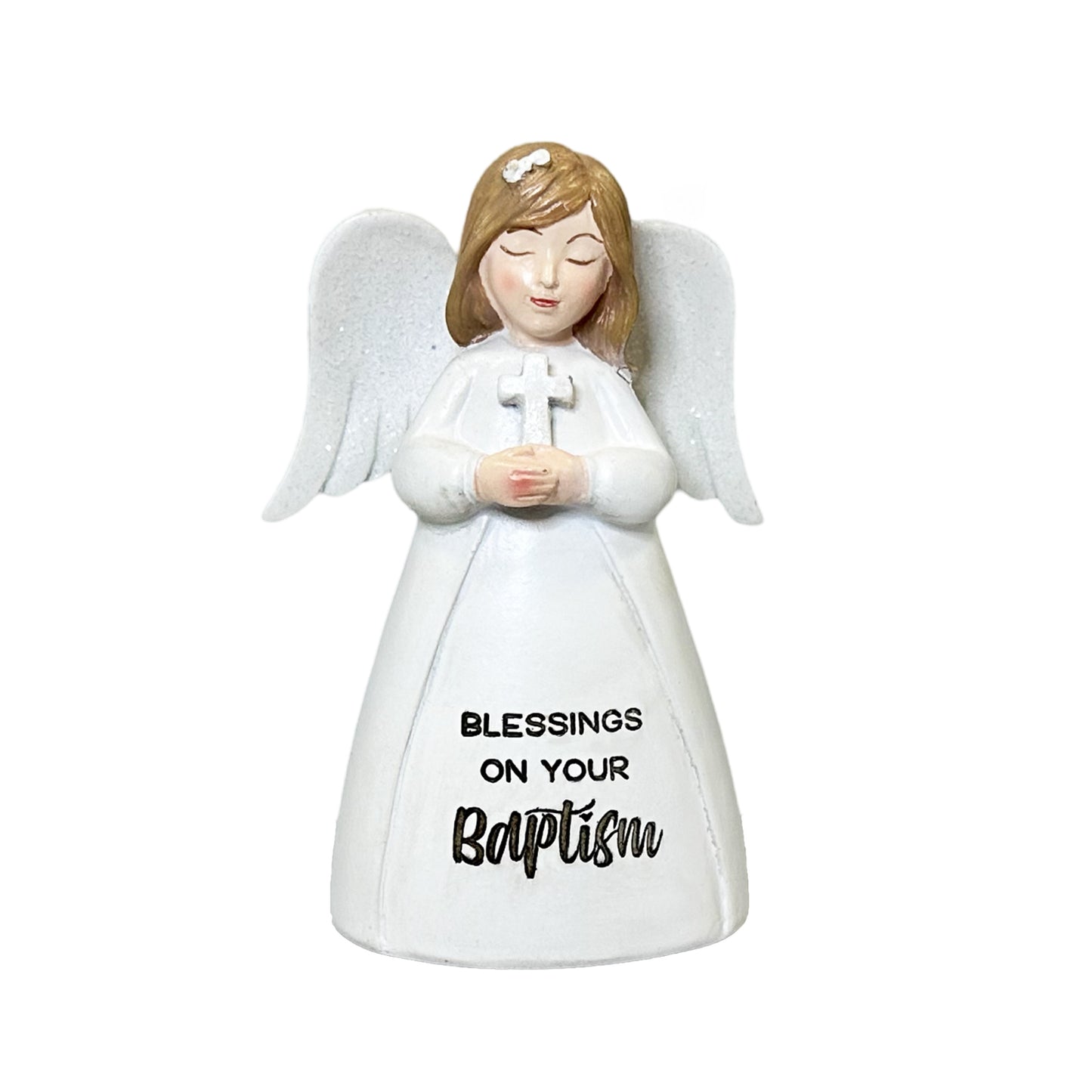 LITTLE BLESSING ANGEL FIGURINE BAPTISM BLESSING