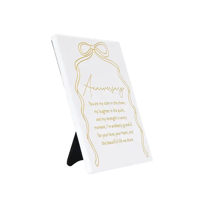 Wedding Verse Plaque "Anniversary"
