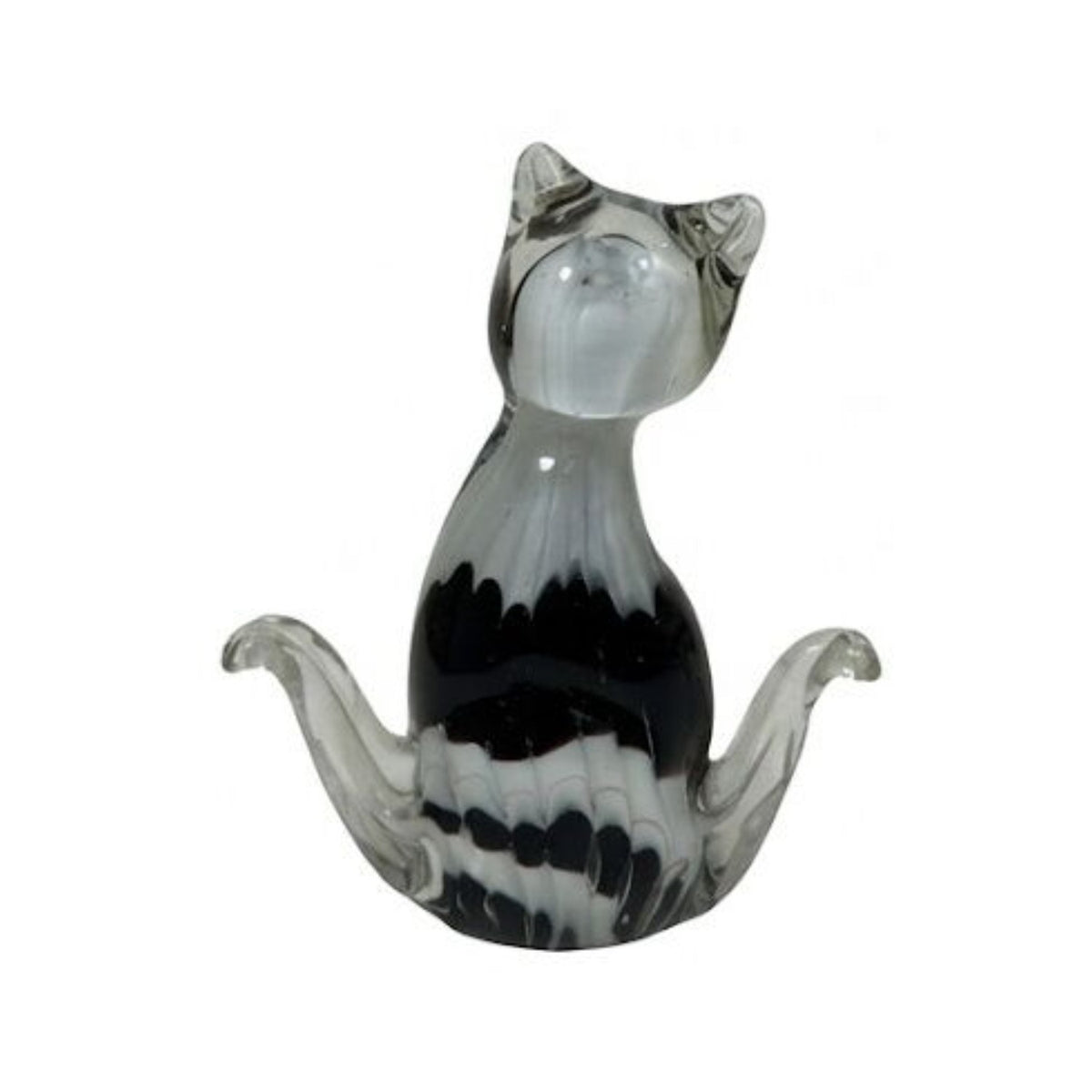 ZIBO ART GLASS LUCKY CAT