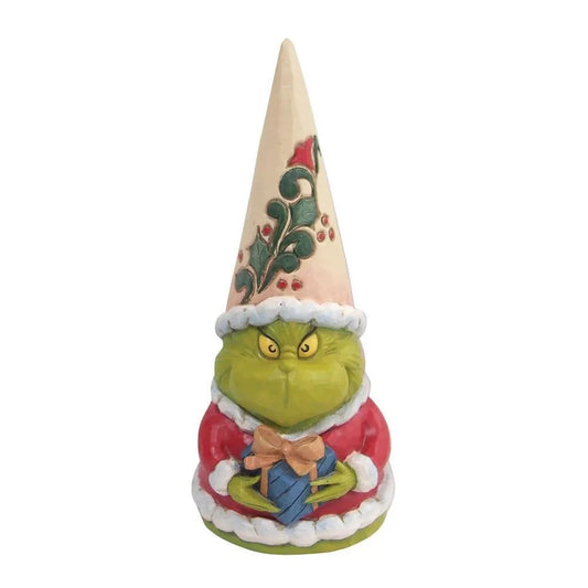 THE GRINCH BY JIM SHORE GNOME WITH GIFT 13CM