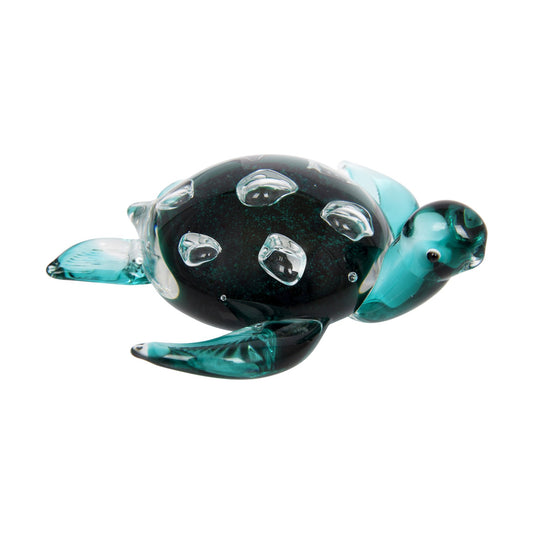 ZIBO ART GLASS TURTLE RIDLEY