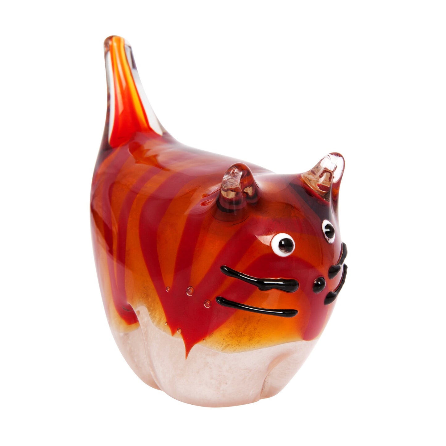 ZIBO ART GLASS MINIATURE CAT