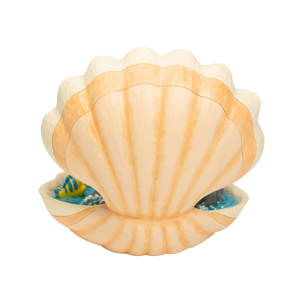 DISNEY TRADITIONS BY JIM SHORE LITTLE MERMAID SHELL SCENE