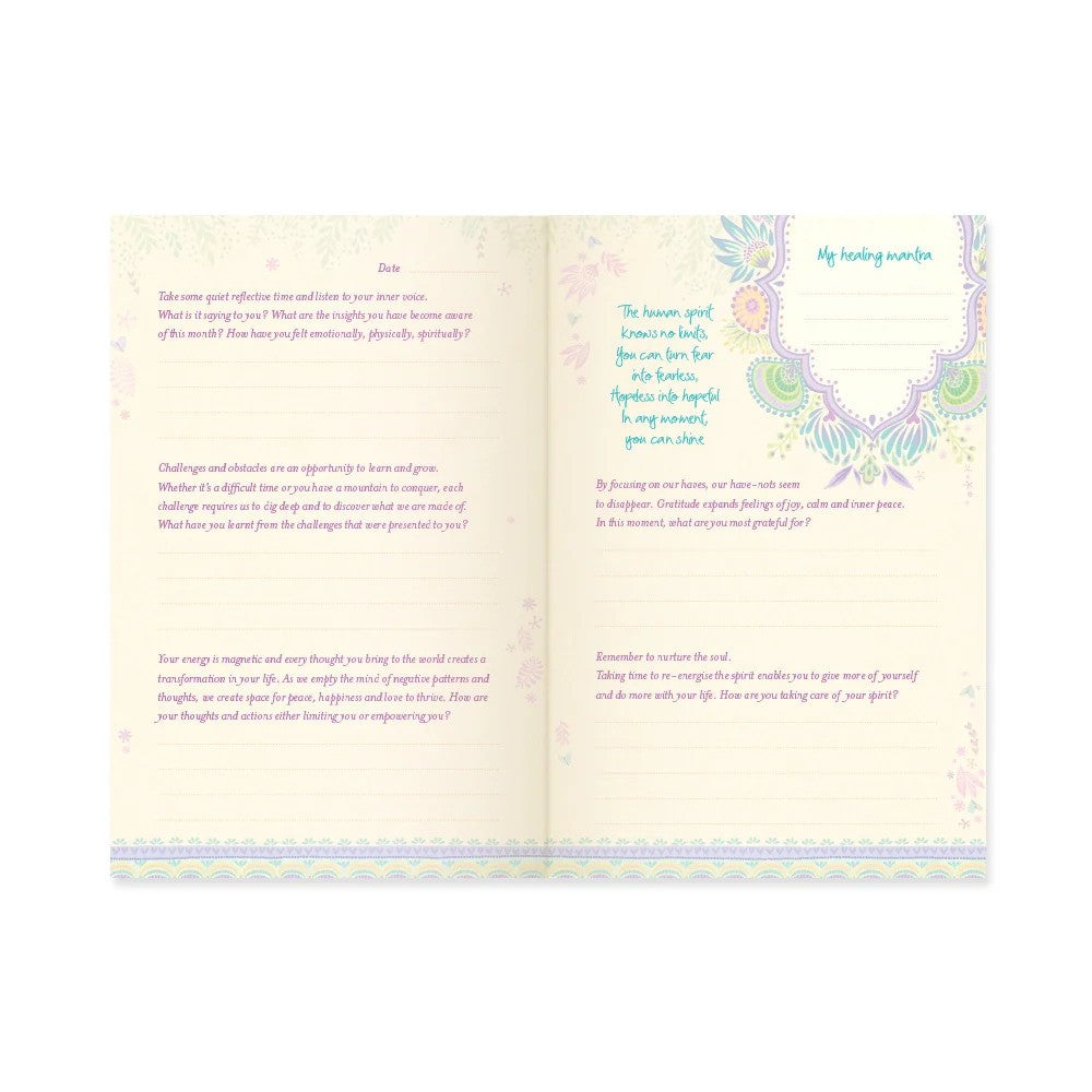 Intrinsic Healing Thoughts A5 Guided Journal