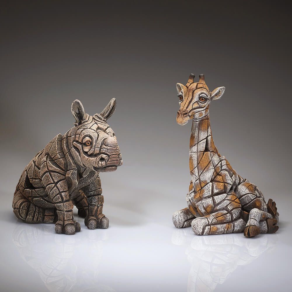EDGE SCULPTURE RHINO CALF FIGURE