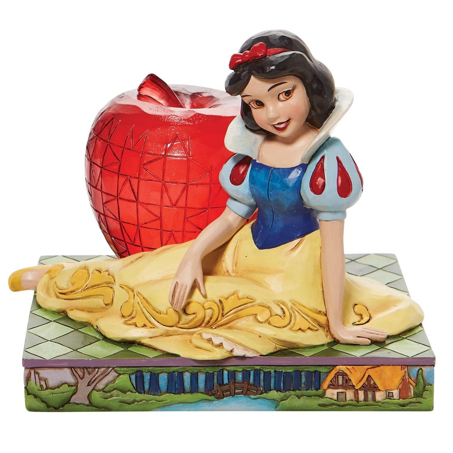 DISNEY TRADITIONS BY JIM SHORE SNOW WHITE WITH RED APPLE