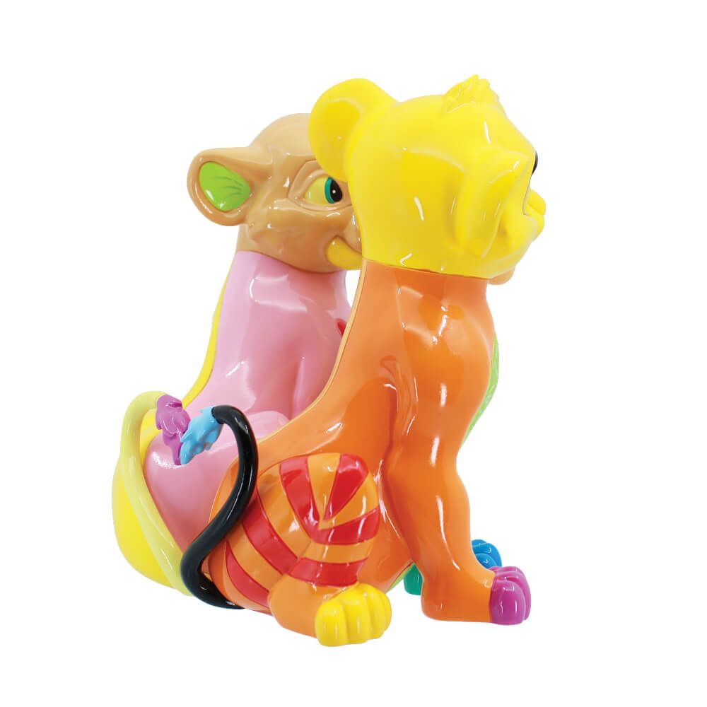 DISNEY BRITTO SIMBA & NALA LARGE FIGURINE