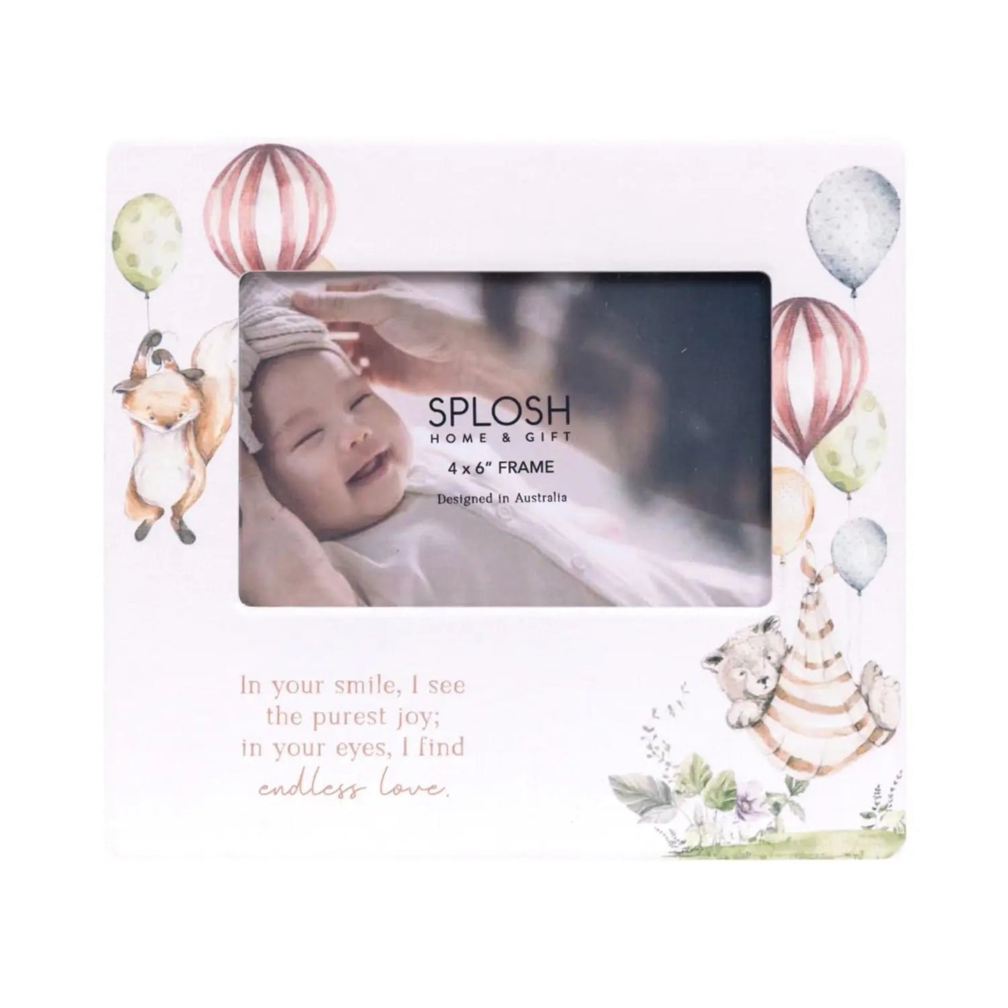 Tiny Wonders Photo Frame 4x6 Ceramic “In Your Smile”
