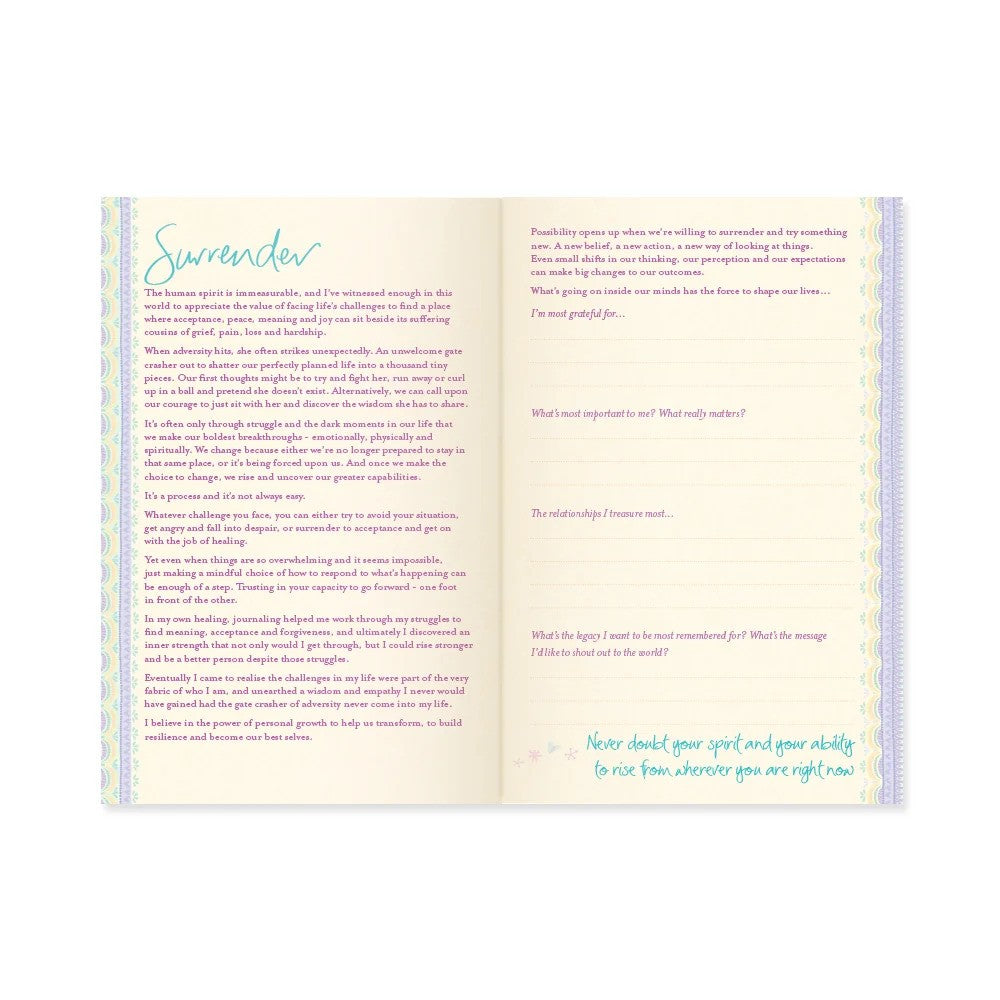 Intrinsic Healing Thoughts A5 Guided Journal