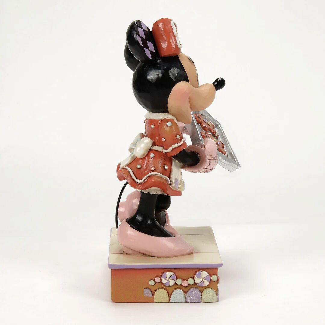 DISNEY TRADITIONS BY JIM SHORE MINNIE WITH GINGERBREAD COOKIES