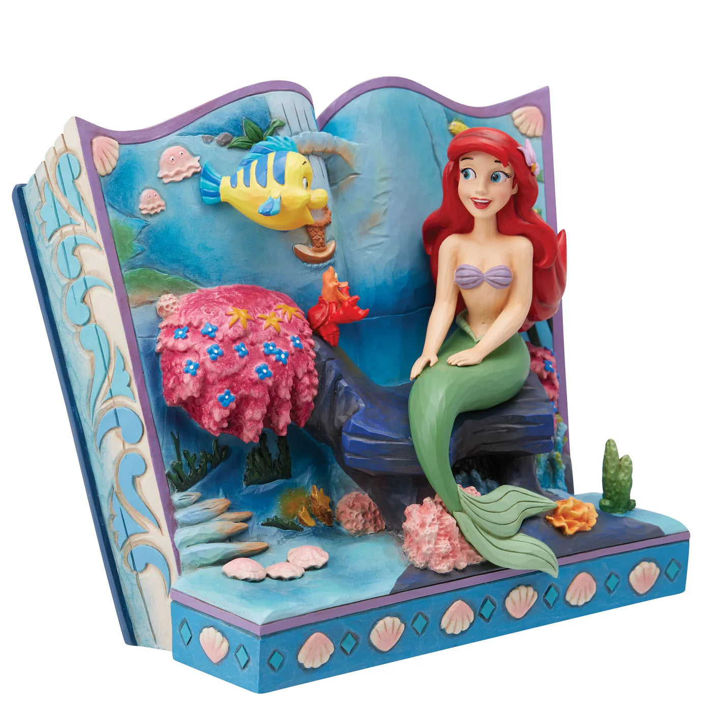 DISNEY TRADITIONS BY JIM SHORE UNDERSEA DREAMING LITTLE MERMAID ARIEL STORYBOOK