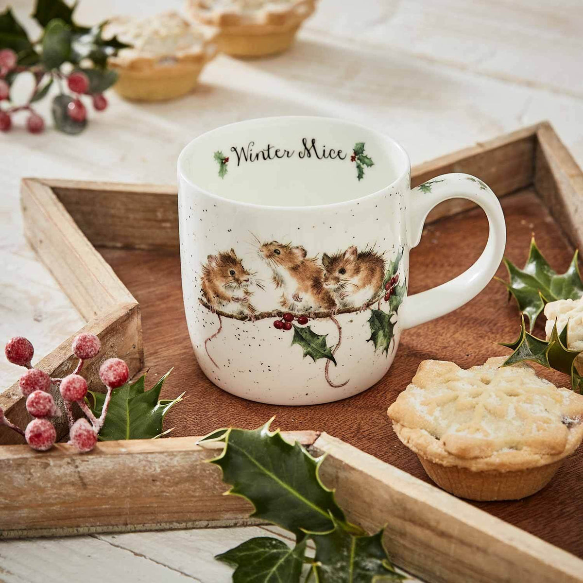 Royal Worcester Wrendale Designs Mug Mice