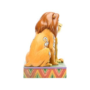 DISNEY TRADITIONS BY JIM SHORE SIMBA AND NALA SNUGGLING