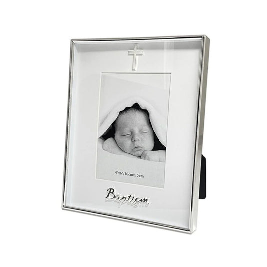 Photo Frame Boxed Design Baptism 4x6
