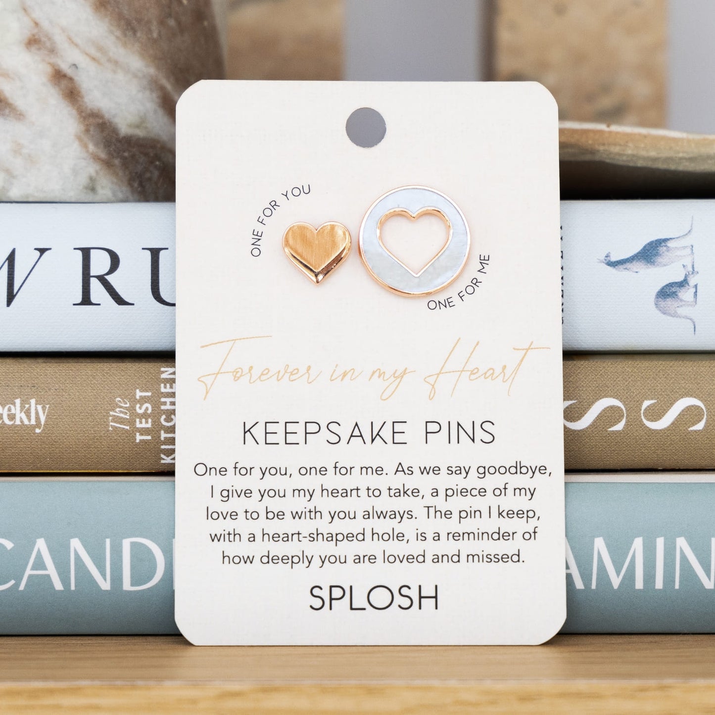 Keepsake Pin Forever Connected Heart