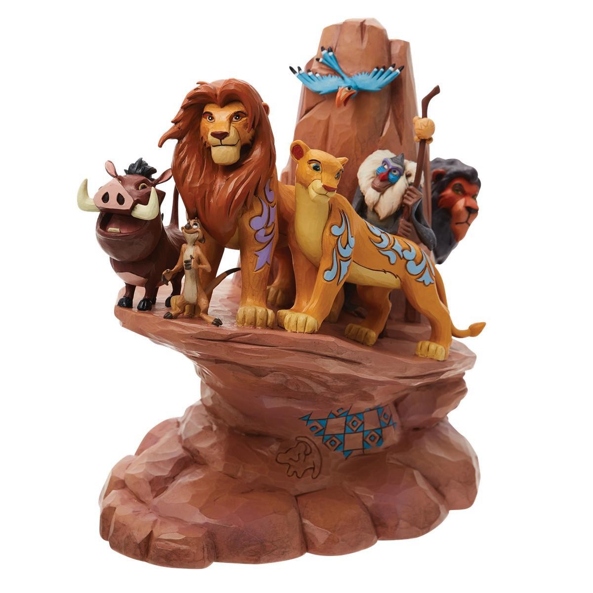 DISNEY TRADITIONS BY JIM SHORE CARVED IN STONE THE LION KING PRIDE ROCK