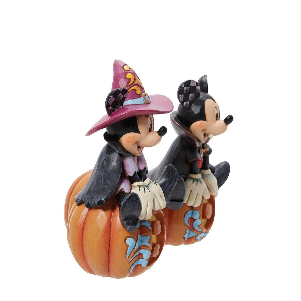 DISNEY TRADITIONS BY JIM SHORE HALLOWEEN MICKEY & MINNIE BOO