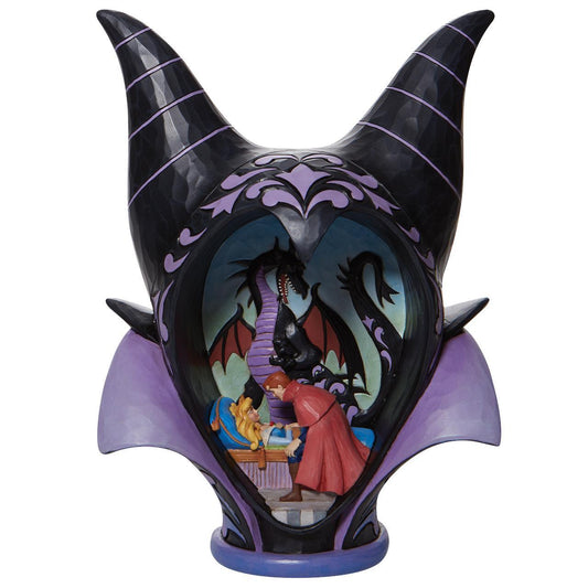 DISNEY TRADITIONS BY JIM SHORE MALEFICENT HEADDRESS SCENE