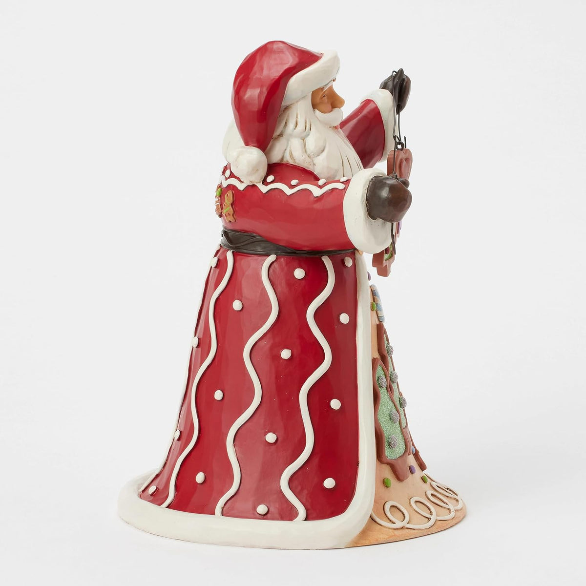 Heartwood Creek By Jim Shore Santa Holding Cookie Garland Figurine